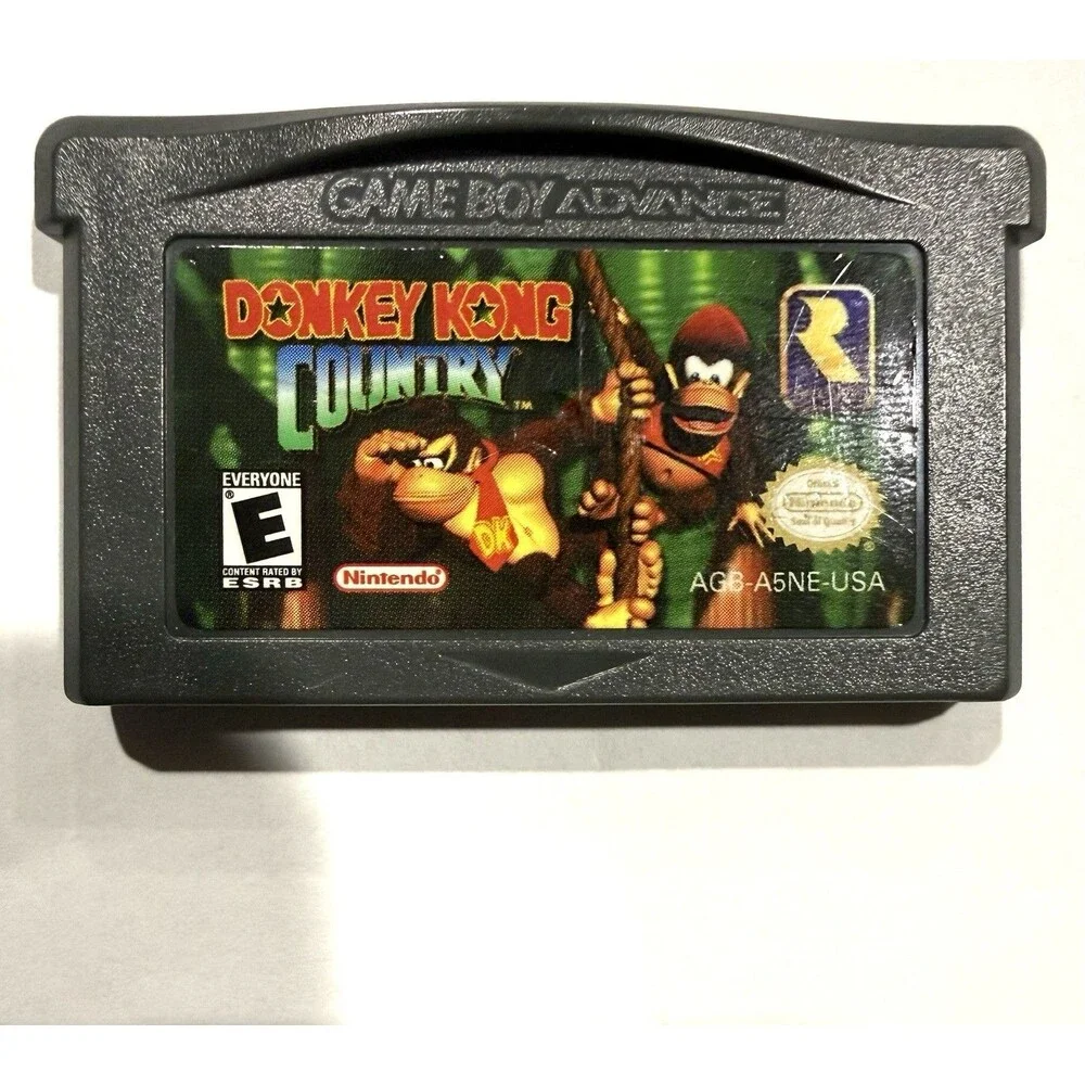 Nintendo GBA Lot 3 Donkey Kong Country Sonic Advance 2 Konami Krazy Racers Games